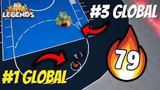 #1 Global vs #3 Global in Roblox Basketball Legends!