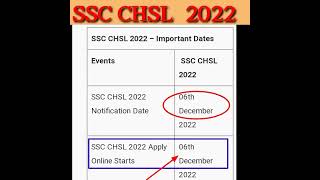 Ssc Chsl 2022।  upcoming vacancy 2022 ।chsl upcoming vacancy 2022.#ssc #sscchsl #sscchsl2022 #short