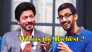 Who is the Richest | Shahrukh khan vs Sundhar pichai #shorts #businessideasintelugu #moneyintelugu