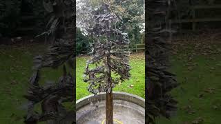 Beautiful Copper Water Feature. #copperwaterfeature #copperfountain #garden #salvagehunters #ponds