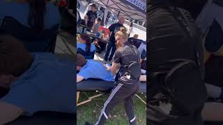 i’m here to see these kids succeed nothing less. on or off the mat. #wrestling #massage #athletes