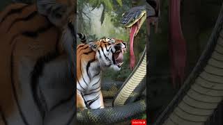 Tiger Bitten by Venomous Snake in the Amazon Jungle!#TigerRescue, #AmazonWildlife,#SnakebiteSurvival