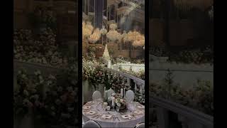 Fairytale wedding 💒🪐#billionairewedding #billionairelifestyle #highsociety #subscribe #shorts