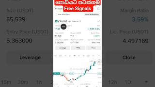 Free signals ඕනේ අය එන්න 👉🇱🇰 #binance2025 #binancefutures #cryptocurrencyexchange