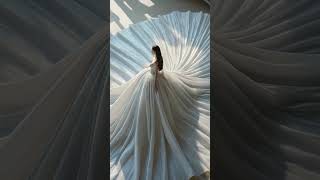 A Fairytale White Wedding Dress#weddingdress#whitewedding#bridalstyle #bridalinspiration#weddinggown