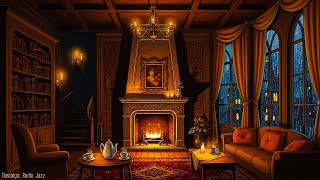 🌧️ 1930s vintage jazz ambience | cozy rainy evening with oldies playing in another room for unwind