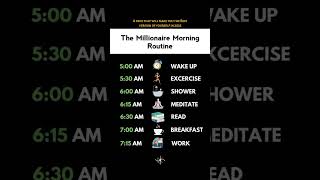 Want to think and act like a millionaire? Try this powerful morning routine and watch you lifechange