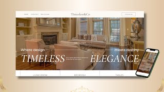 Responsive Furniture Website Using HTML CSS & JavaScript