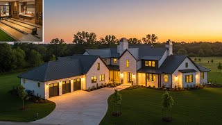 Inside the $40 Million Modern Farmhouse with Blowing Alley & Luxury Features | Dream Estate Tour
