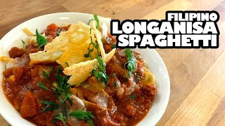 Charlie's Cookline: Filipino Longanisa Spaghetti