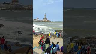 Beautiful Beach in Kanyakumari #shots