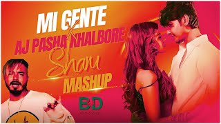 Aaj Pasha Khelbore Sham X Mi Gente | Mashup | bd natok song | Folk Mashup | Dance | Dj Remix
