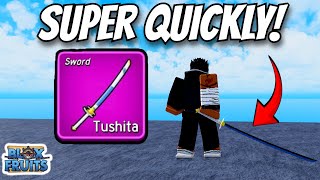 How To Get Tushita Under 3 Minutes Blox Fruits | Beginners Guide