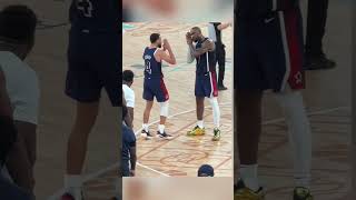 Stephen Curry and Lebron James Daydreaming for the Gold! #usabasketball #parisolympics2024
