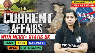 Current Affairs Today | 25 August Current Affairs 2025 | Daily Current Affairs | By Krati Mam