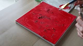 Textured Oil Painting / How to paint / Relaxing Abstract Art Process