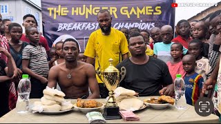 EATING COMPETITION FIRST PERSON TO FINISH FUFU AND OGBONO SOUP WIN 100,000