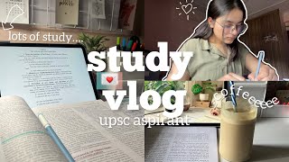 *study vlog*📖☕️|upsc study |coffee |productive vlog #studyvlog