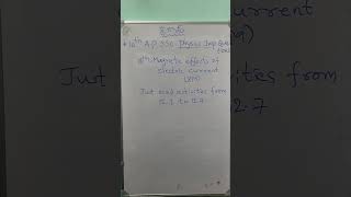 🌹🌹Magnetic effects of electric current important questions Ch -12👍 #apssc #exam #physics #class10th