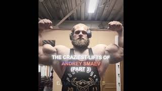the craziest lifts of Andrey Smaev part 3 ☠️ #gym #gymedit #gymmotivation