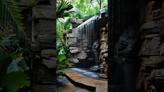 Whispers of Water — Nature’s Hidden Beauty 🌿💧#NatureAesthetic #WaterfallVibes #CalmingSounds