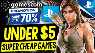 13 GREAT PSN Game Deals UNDER $5! PSN Gamescom 2025 Sale SUPER CHEAP PS4/PS5 Games to Buy!