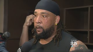 ANTHEM PROTEST:   Raiders players talk about their National Anthem protest in response to Trump comm