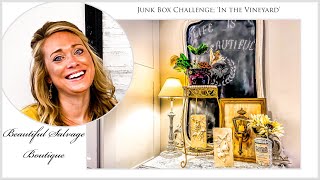 Junk Box Challenge #9, Upcycling in a Tuscan Theme