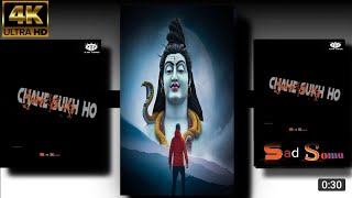 🔱New 4k Mahadev Status☘️| Bholenath Special 4k status🙏 | Lord Shiva🌺Full screen whatsapp status🌹