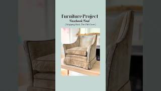 Upholstery Transformation, Before to After  #diy #upholstery #furnitureflip #beforeandafter