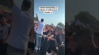 Sidhu Moose Wala Tribute - LEGENDS NEVER DIE 🇨🇦❤️ at rolling loud Toronto