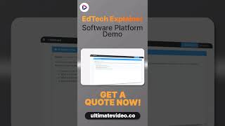 Edtech project explainer video by ultimatevideo company