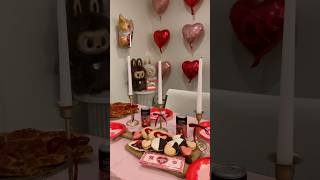 Today we’re making it cute and cozy 🌹 #vday #ValentinesDay #valentinesdaydateideas traderjoes