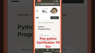 Free Python Certification