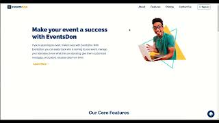 How To Create An Account On EventsDon.