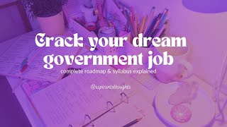 How to Ace Government Exams: “Free Step-by-Step Roadmap for Beginners” #aspirantsthoughts