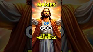 神の様々な名前とその意味 #godbibleandme #namesofgod