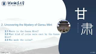 Tong Yu: A lost Qing dynasty mint and its coinage