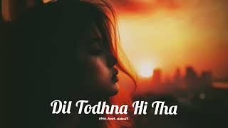 Dil todna hi tha 💔#love #lovestatusvideo #lovesong #lofi #status #slowed #sad @status_queen7534