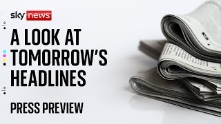 Press Preview | Saturday 13 September 2025