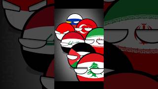 Eternal Enemies || Lebanon Vs Israel || [ CountryBalls ] || #countryballs #shorts