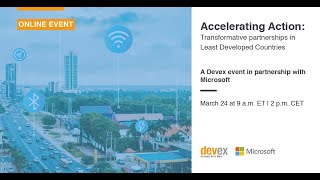 Accelerating Action: Transformative partnerships in Least Developed Countries