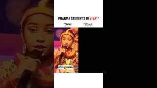 BOYS VS GIRLS IN COLLAGE 📍🤯 VIVA #comedy #funny #medical #pharmacy