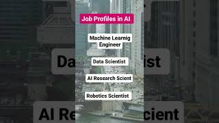 Here are a few Trending Job Roles in the field of AI | Job profiles in AI |#artificialintelligence
