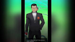 Shadow Mewtwo Encounter in Pokemon Go after def. team rocket Boss