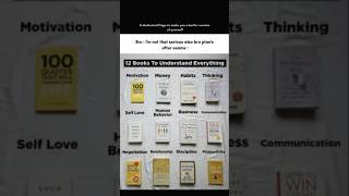 12 books that will change your life. #motivation #selfdevelopment #mindset #discipline #shorts #fyp