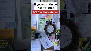 Habits before 2026#aspirantslife #iasmotivation #upsc #uppsc #relatable #studyismylife #consistency