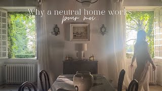 French Countryside Morning routine & Why a NEUTRAL INTERIOR STYLE?