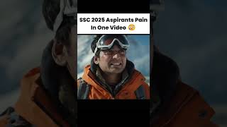 SSC Aspirant's Pain In One Video 😢😢 #shorts #sscwallah #selectionpost