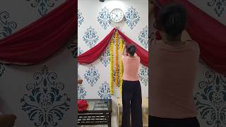 Quick mata rani darbar decoration #homedecor #decorationideas #navratrispecial #diy #decor #shorts